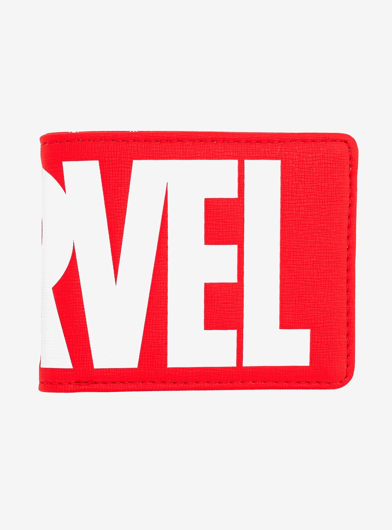 Loungefly Marvel Logo Bifold Wallet, , alternate