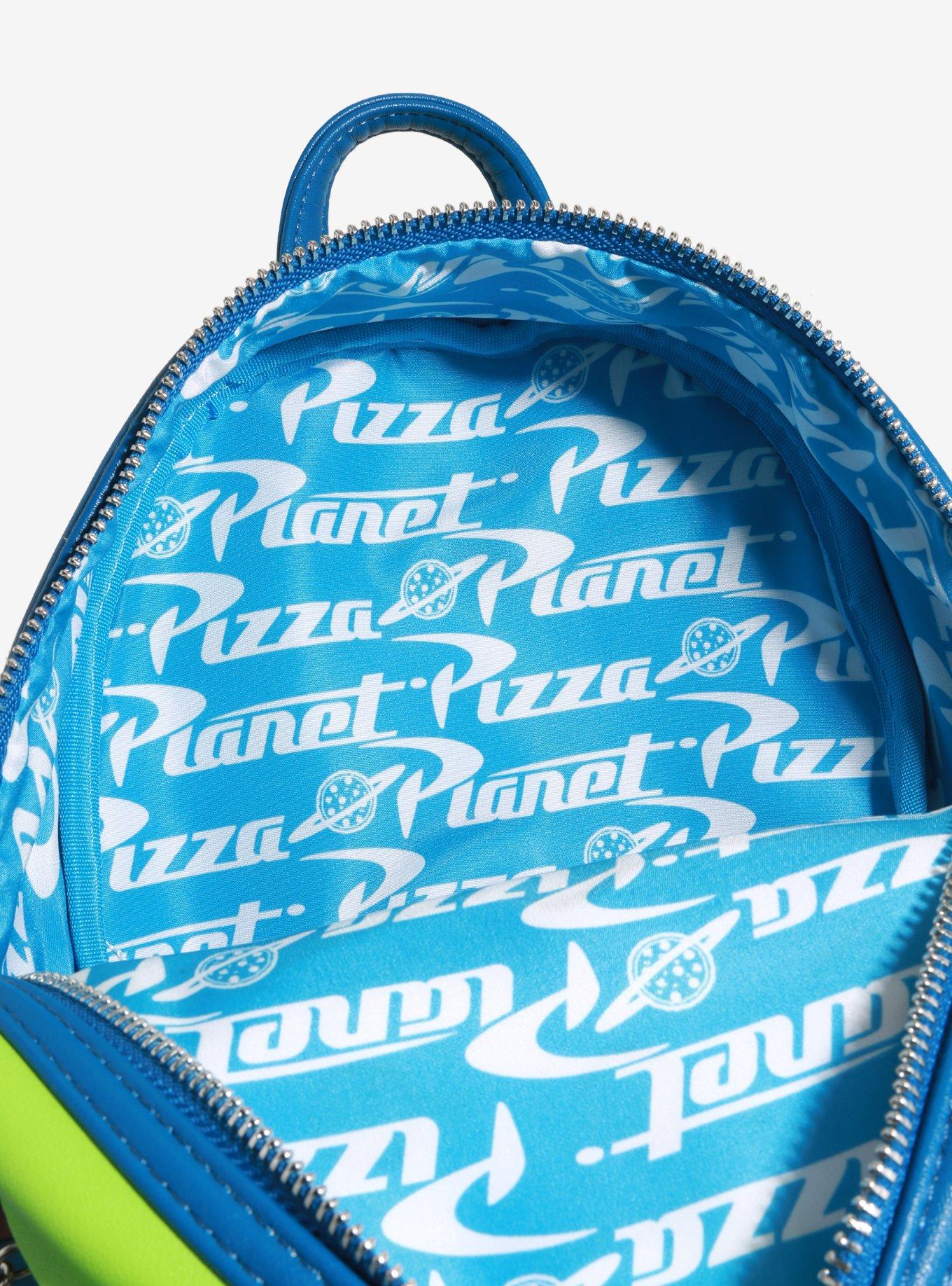 Loungefly Disney Pixar Toy Story Alien Pizza Planet Mini Backpack, , alternate