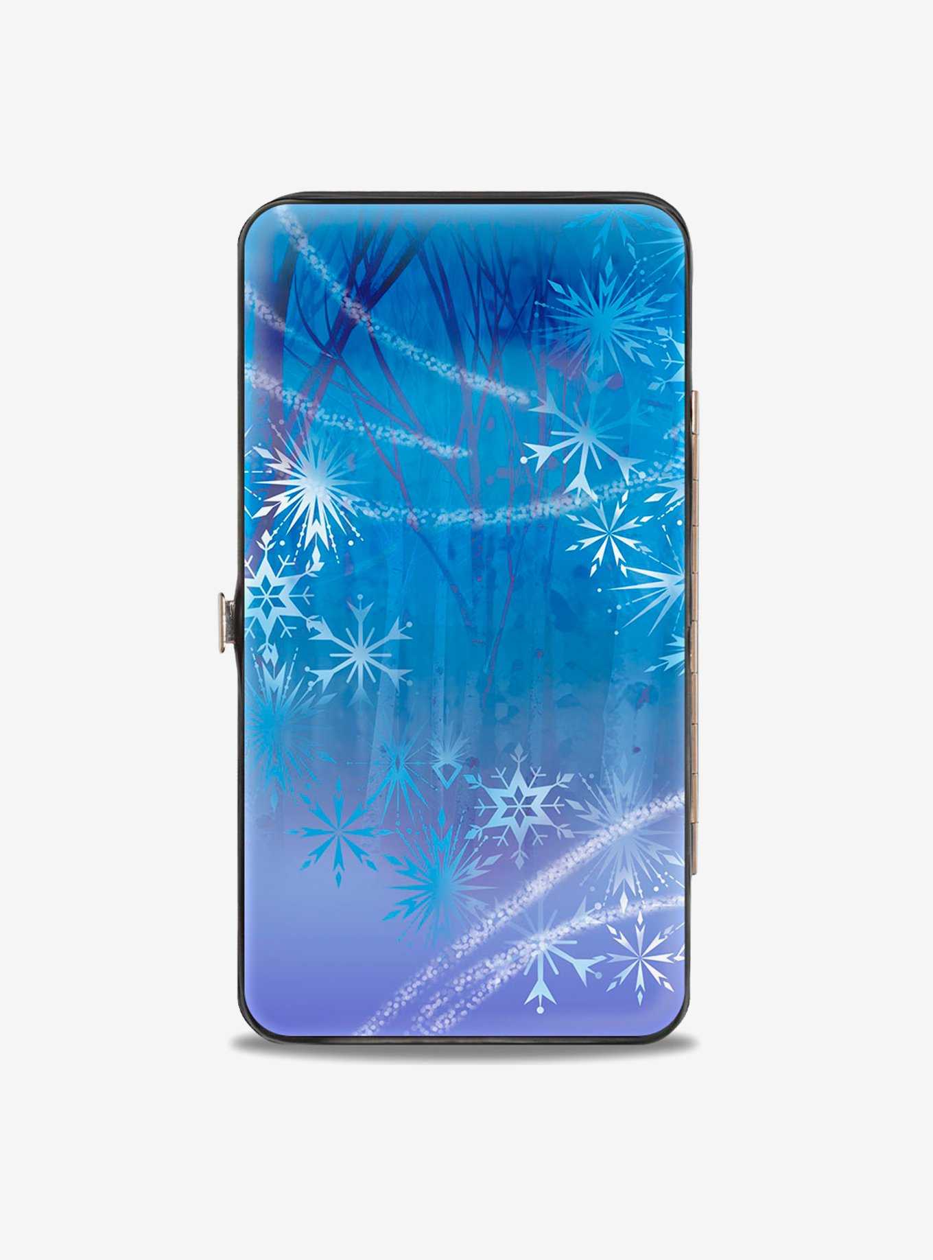 Disney Frozen 2 Elsa Swirling Snowflakes Pose Hinge Wallet, , hi-res