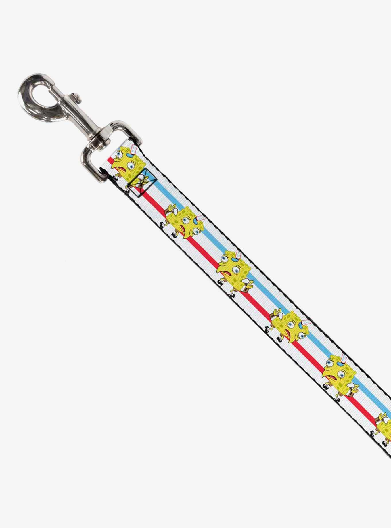Spongebob Squarepants Mocking Pose Striped Dog Leash, , hi-res