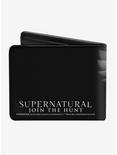 Supernatural Castiel Angel Wings Pose Logo Bi-fold Wallet, , alternate