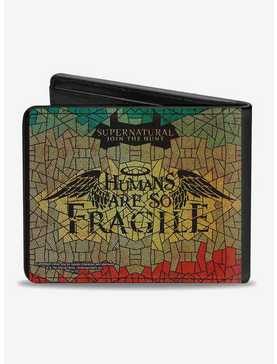Supernatural Humans Are So Fragile Stained Glass Bi-fold Wallet, , hi-res