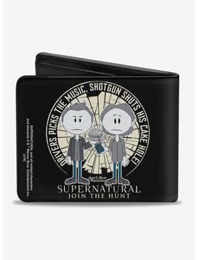 Supernatural Sam Dean Winchester Driver Picks the Music Shattered Glass Bi-fold Wallet, , hi-res