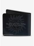 Supernatural Winchester Brothers Close Up Logo Bi-fold Wallet, , alternate