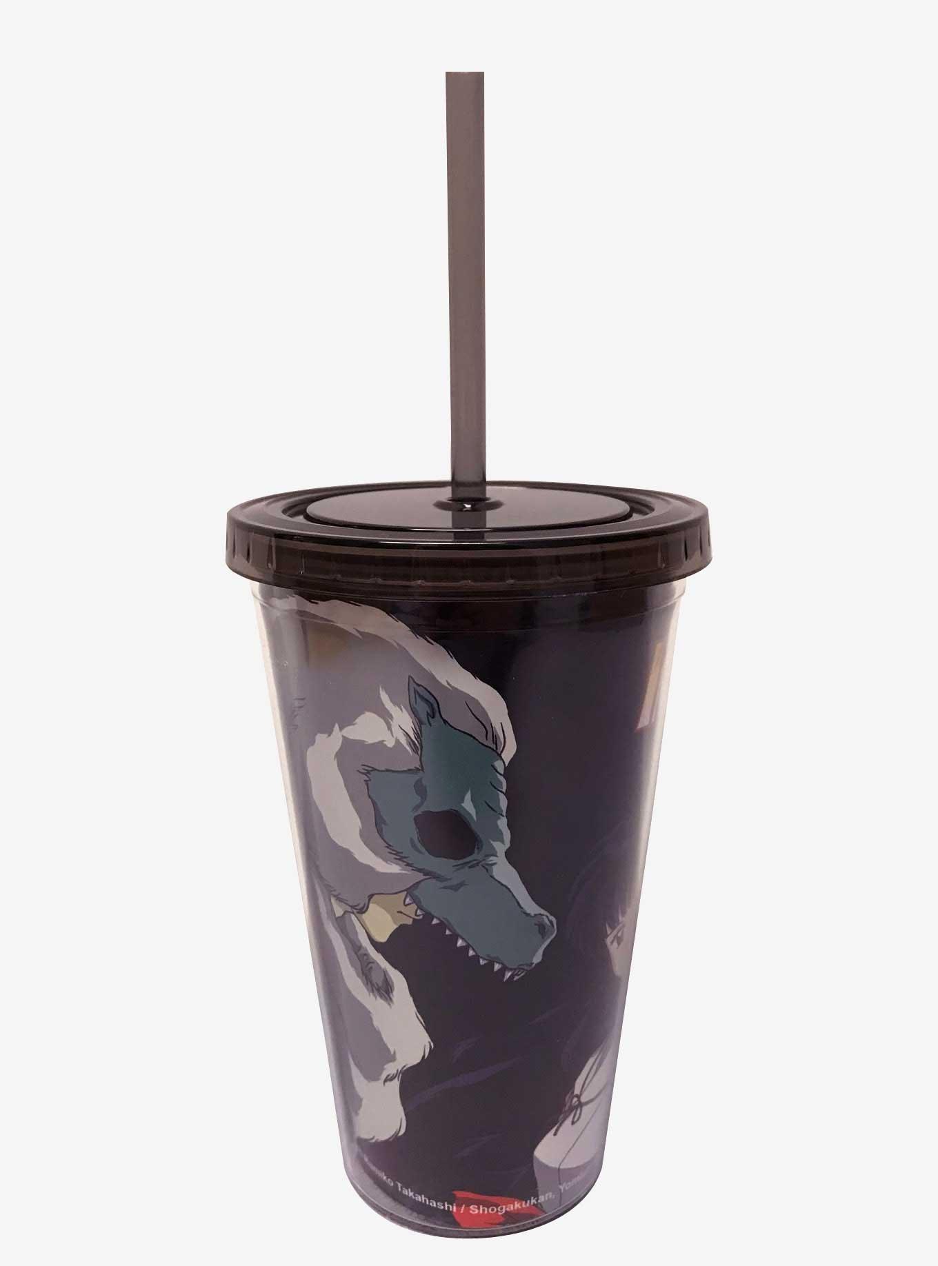 Inuyasha Characters Black Acrylic Travel Cup, , alternate