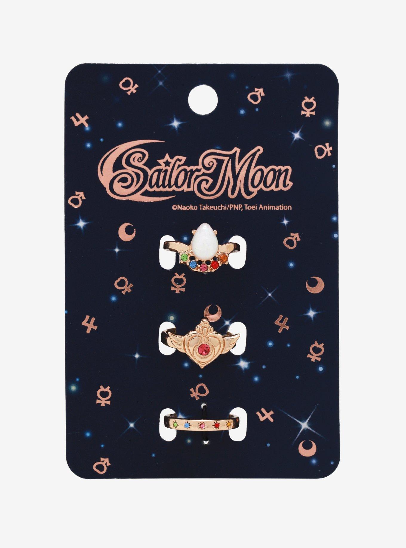 Sailor Moon Crisis Moon Compact Ring Set, , alternate