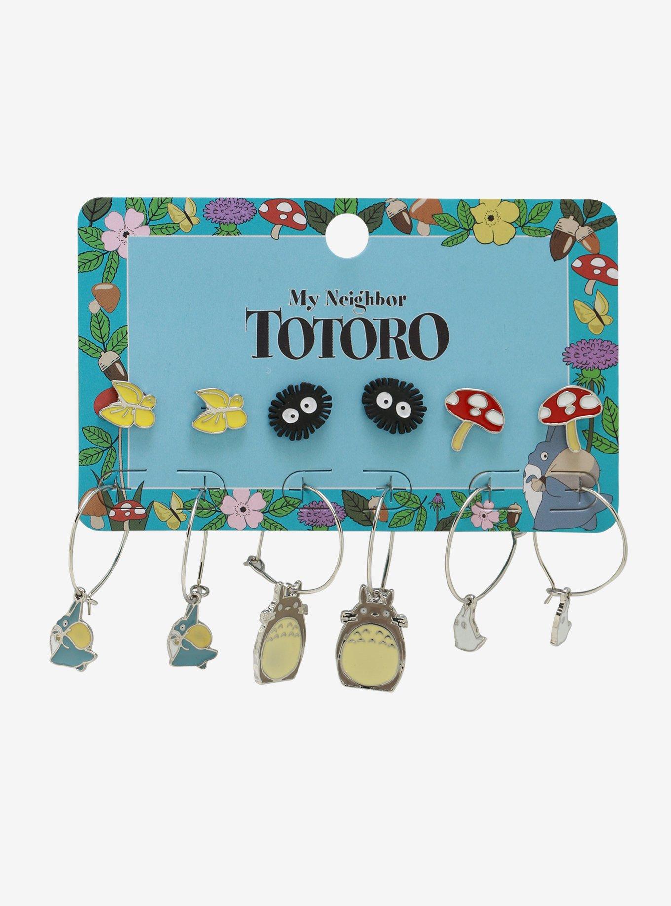 Studio Ghibli My Neighbor Totoro Enamel Earring Set, , alternate