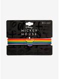 Disney Mickey Mouse Rainbow Rubber Bracelet, , alternate