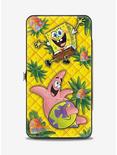 Spongebob Squarepants Pineapple Eyes Patrick Starfish Pose Pineapple Hinge Wallet, , alternate