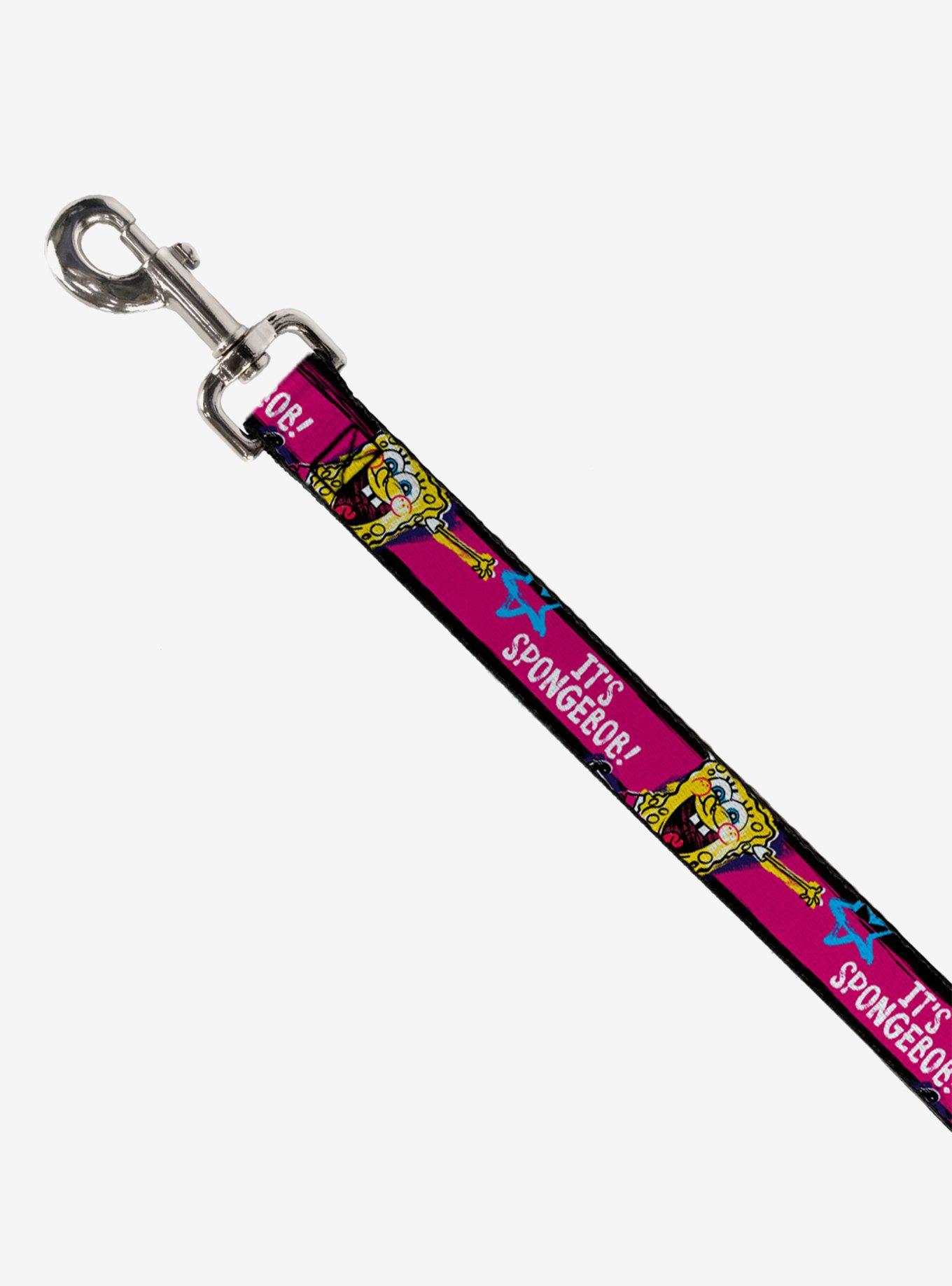 Spongebob Squarepants Pose It's Spongebob Pink Dog Leash, , hi-res
