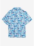 Her Universe Studio Ghibli Earth Day Collection Ponyo Wave Print Girls Woven Button-Up, MULTI, alternate