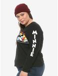 Disney Mickey Mouse & Minnie Mouse Girls Long-Sleeve T-Shirt Plus Size, MULTI, alternate