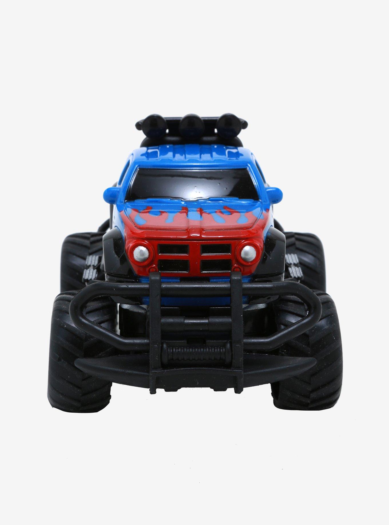 Blue & Red Remote Control Mini Monster Truck, , alternate