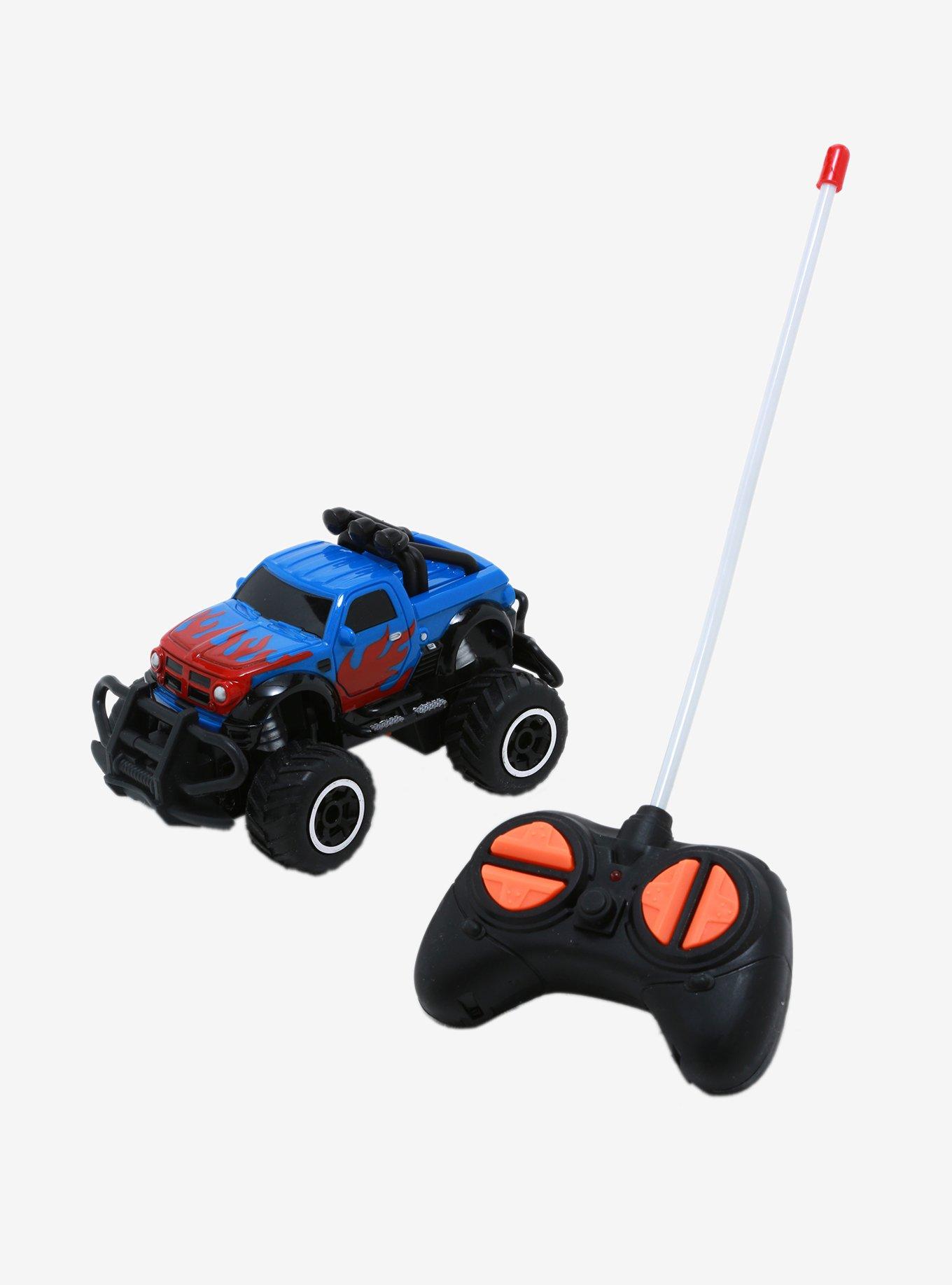 Blue & Red Remote Control Mini Monster Truck, , alternate