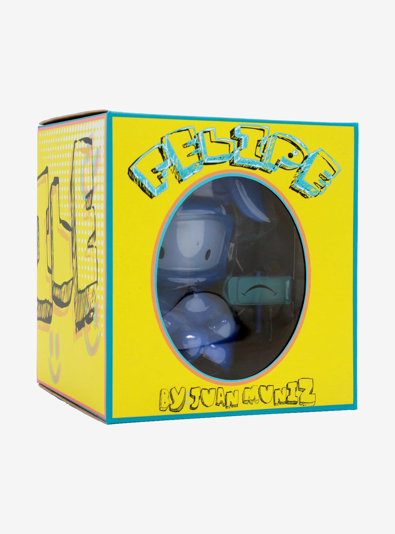 Ninobuni Felipe Smile Blue Collectible Vinyl Figure Hot Topic Exclusive, , alternate