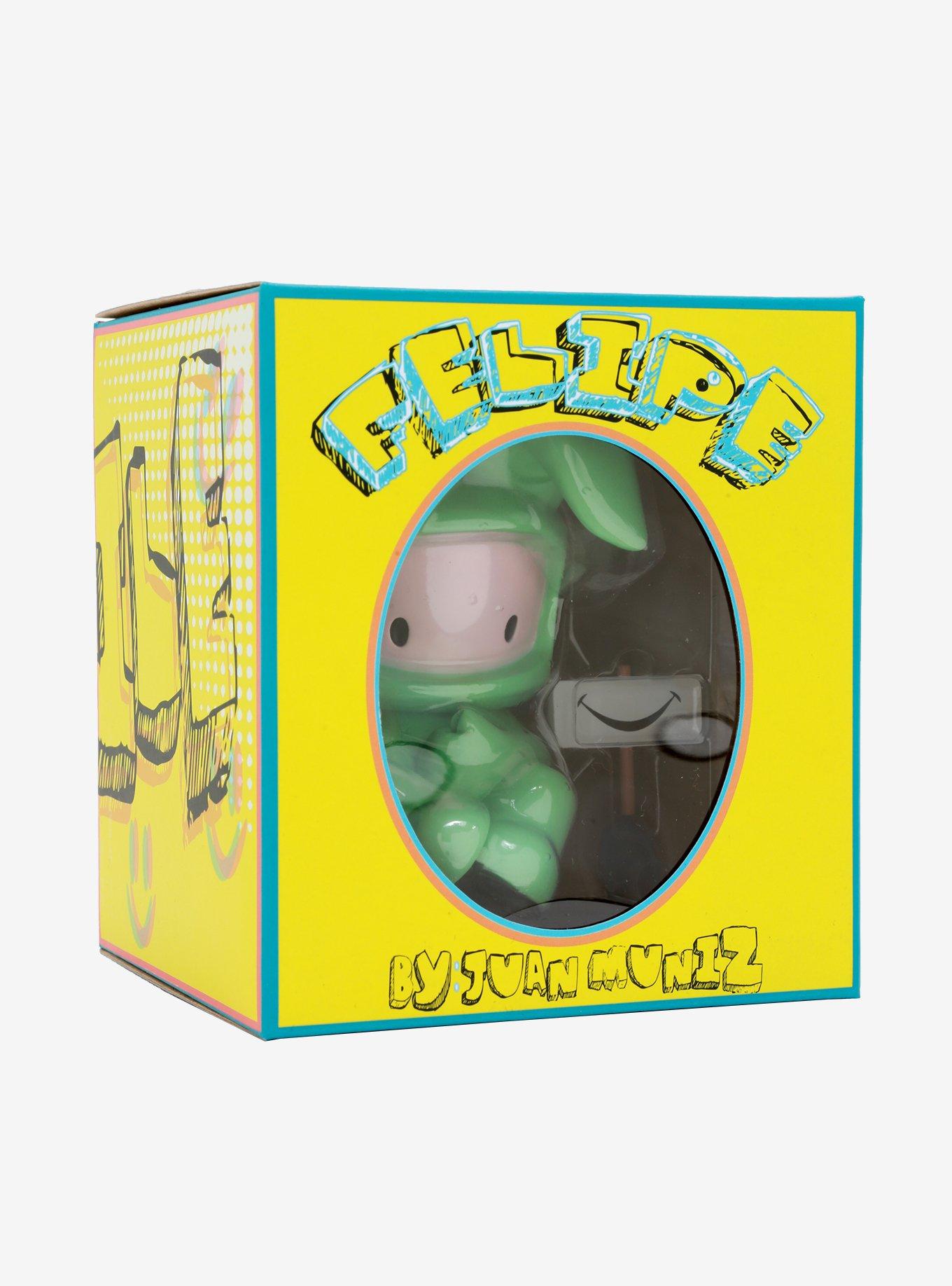 Ninobuni Felipe Smile Green Collectible Vinyl Figure, , alternate