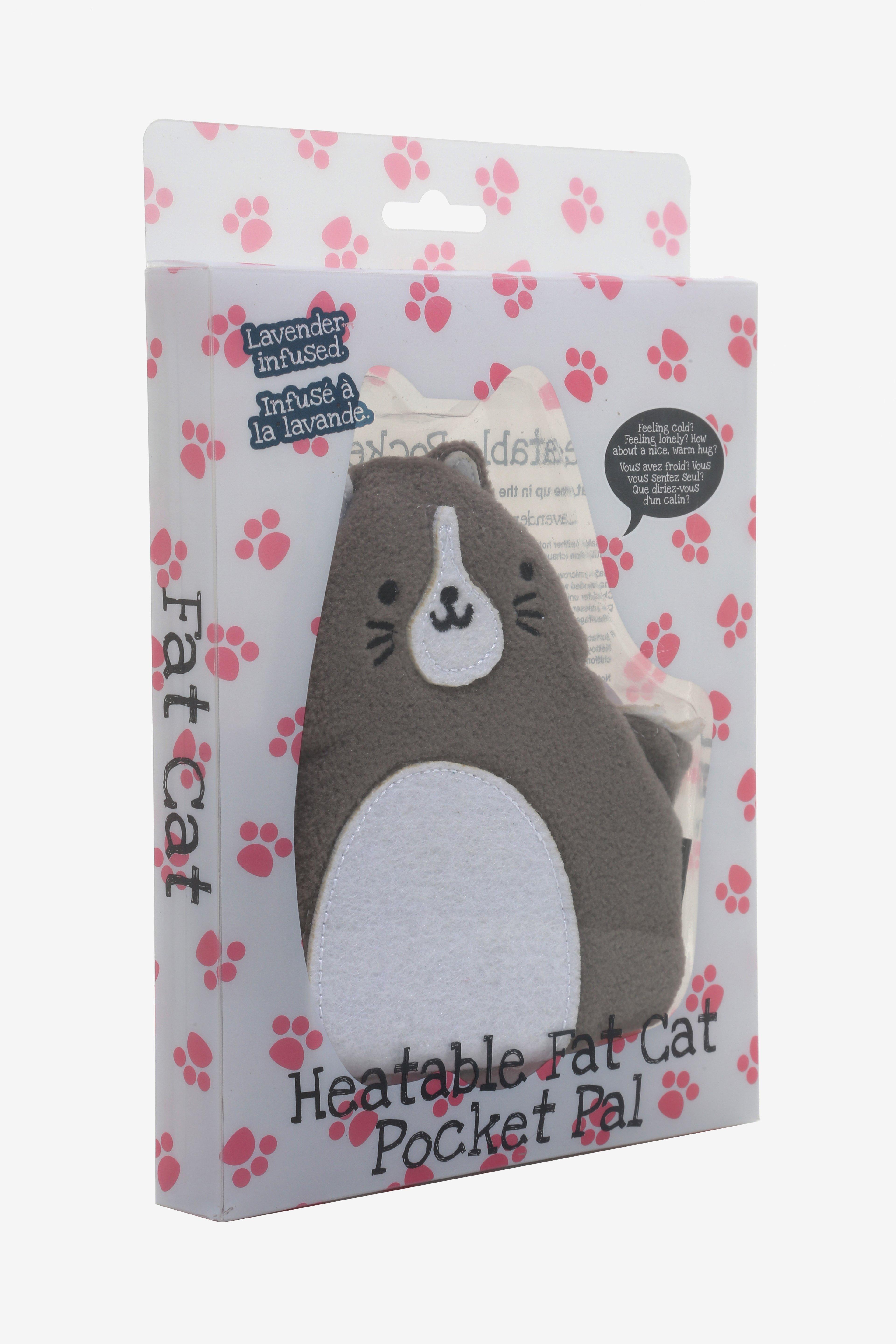 Grey Cat Heatable Mini Plush, , alternate