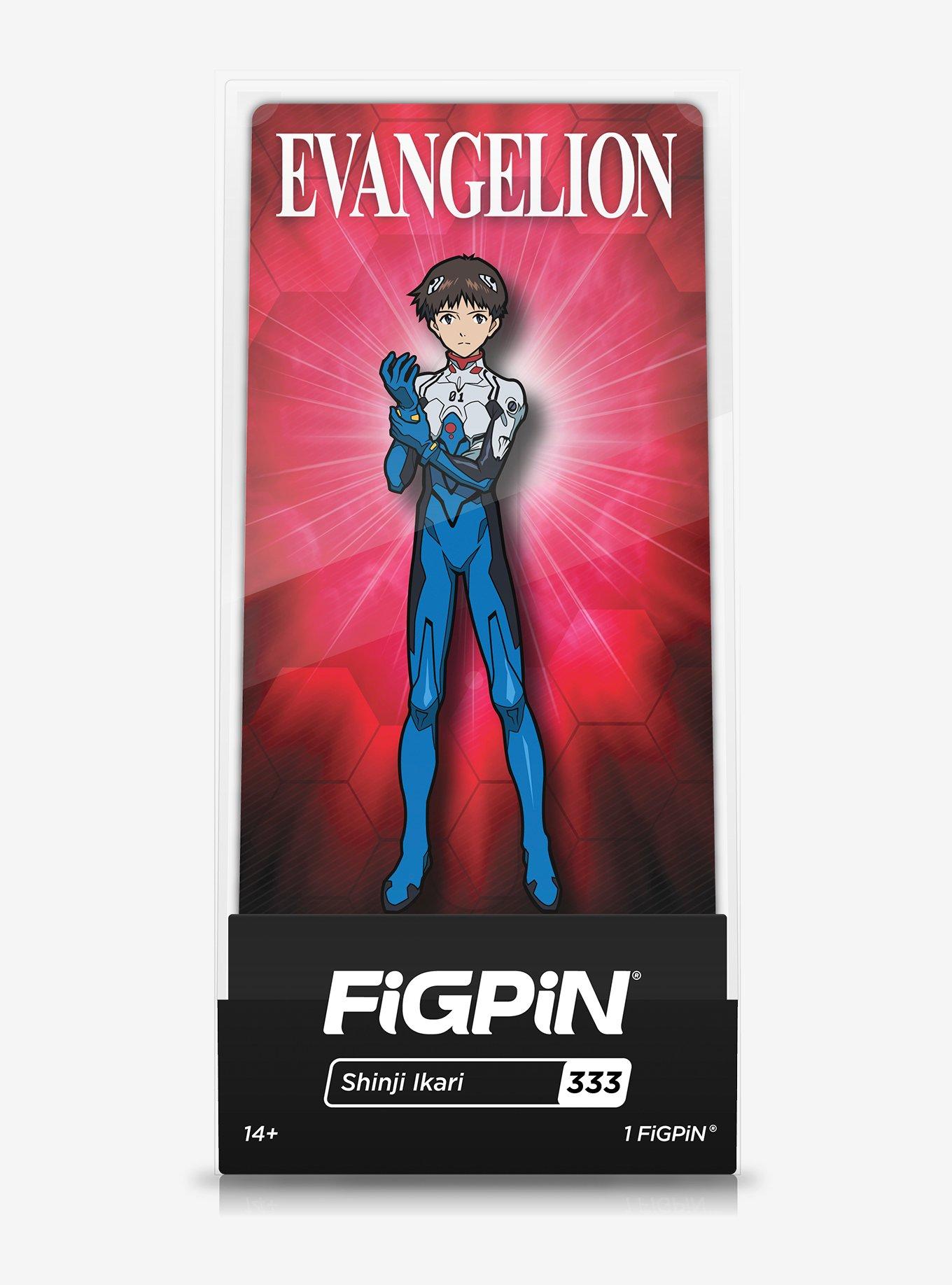FiGPin Neon Genesis Evangelion Shinji Ikari Plugsuit Collectible Enamel Pin, , alternate