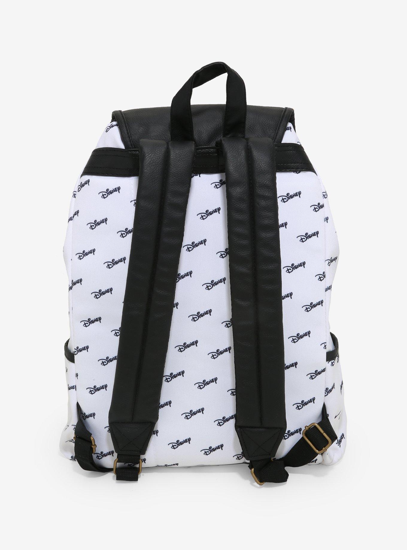 Loungefly Disney Logo Slouch Backpack, , alternate