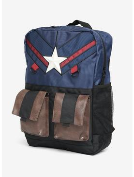 Plus Size Marvel Captain America Built-Up Backpack, , hi-res