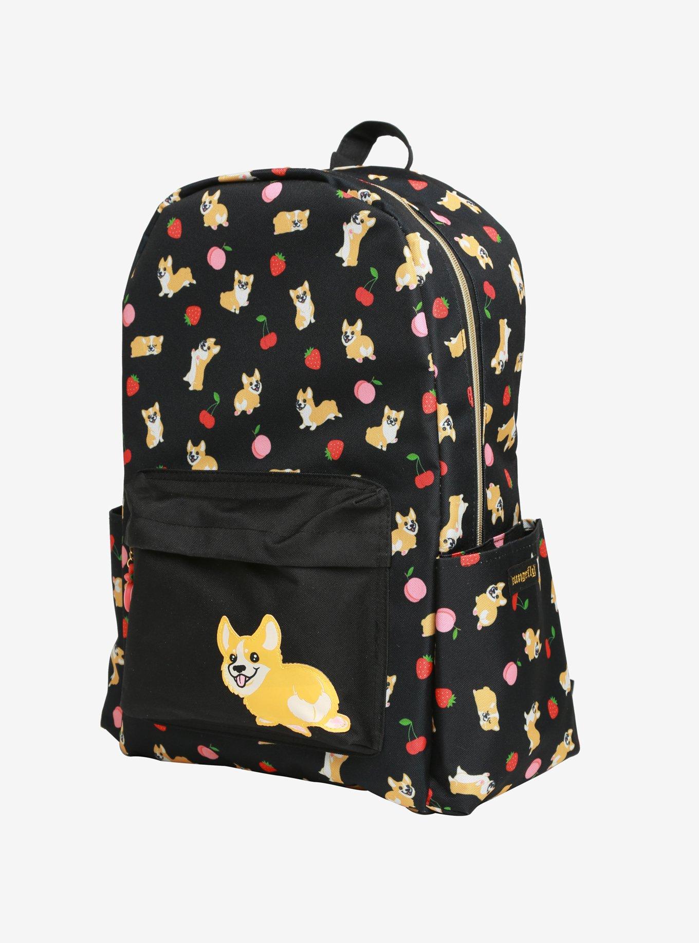 Loungefly Corgi & Fruit Allover Print Backpack, , alternate