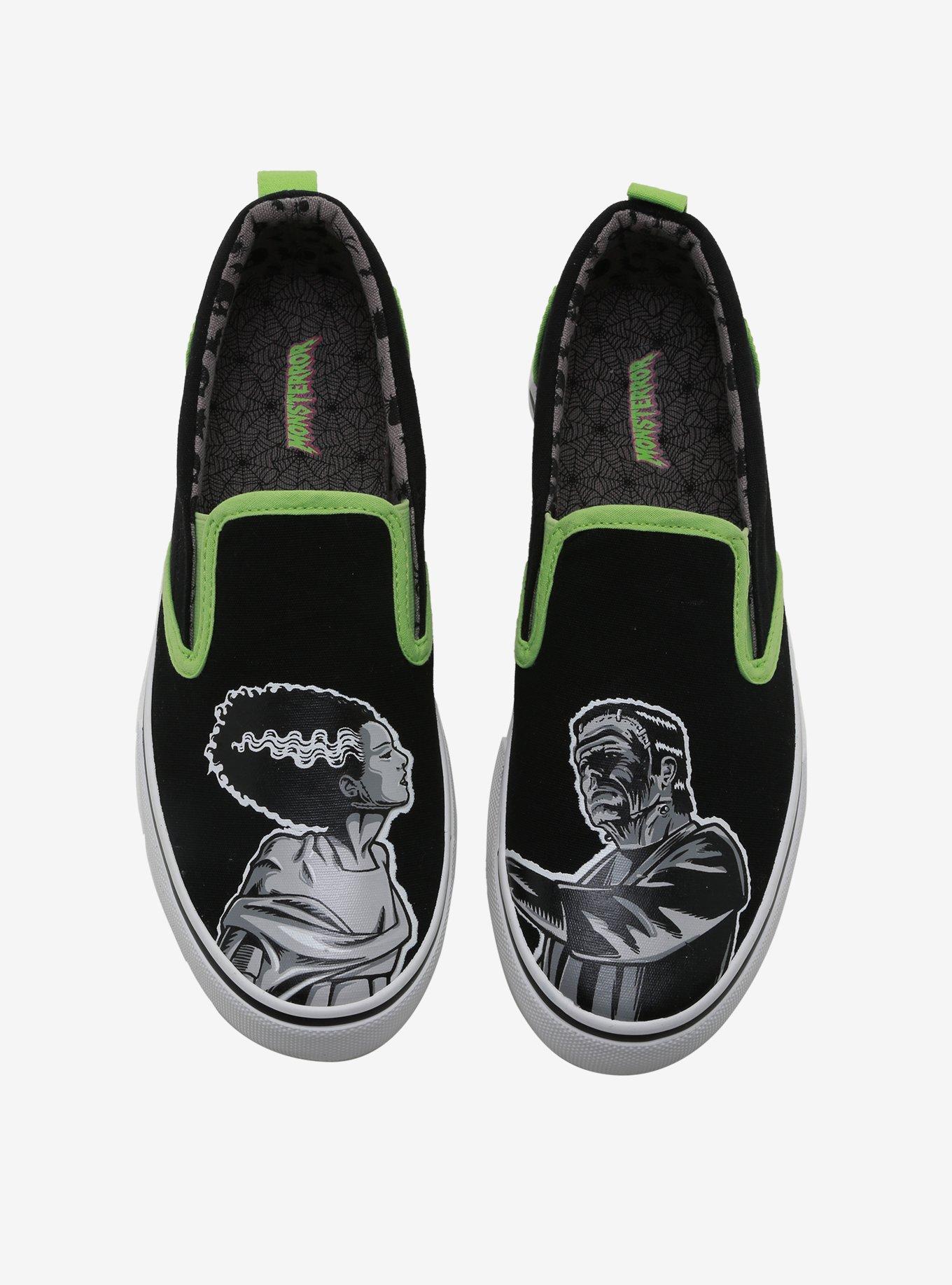 Universal Monsters Bride Of Frankenstein Slip-On Sneakers, MULTI, alternate