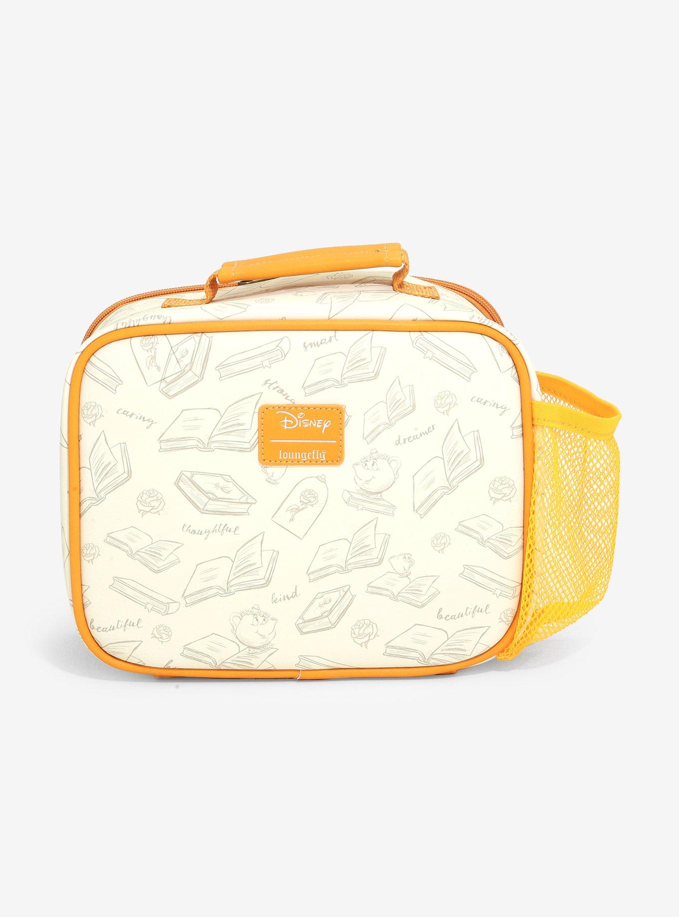 Loungefly Beauty And The Beast Belle Reading Lunch Bag, , alternate