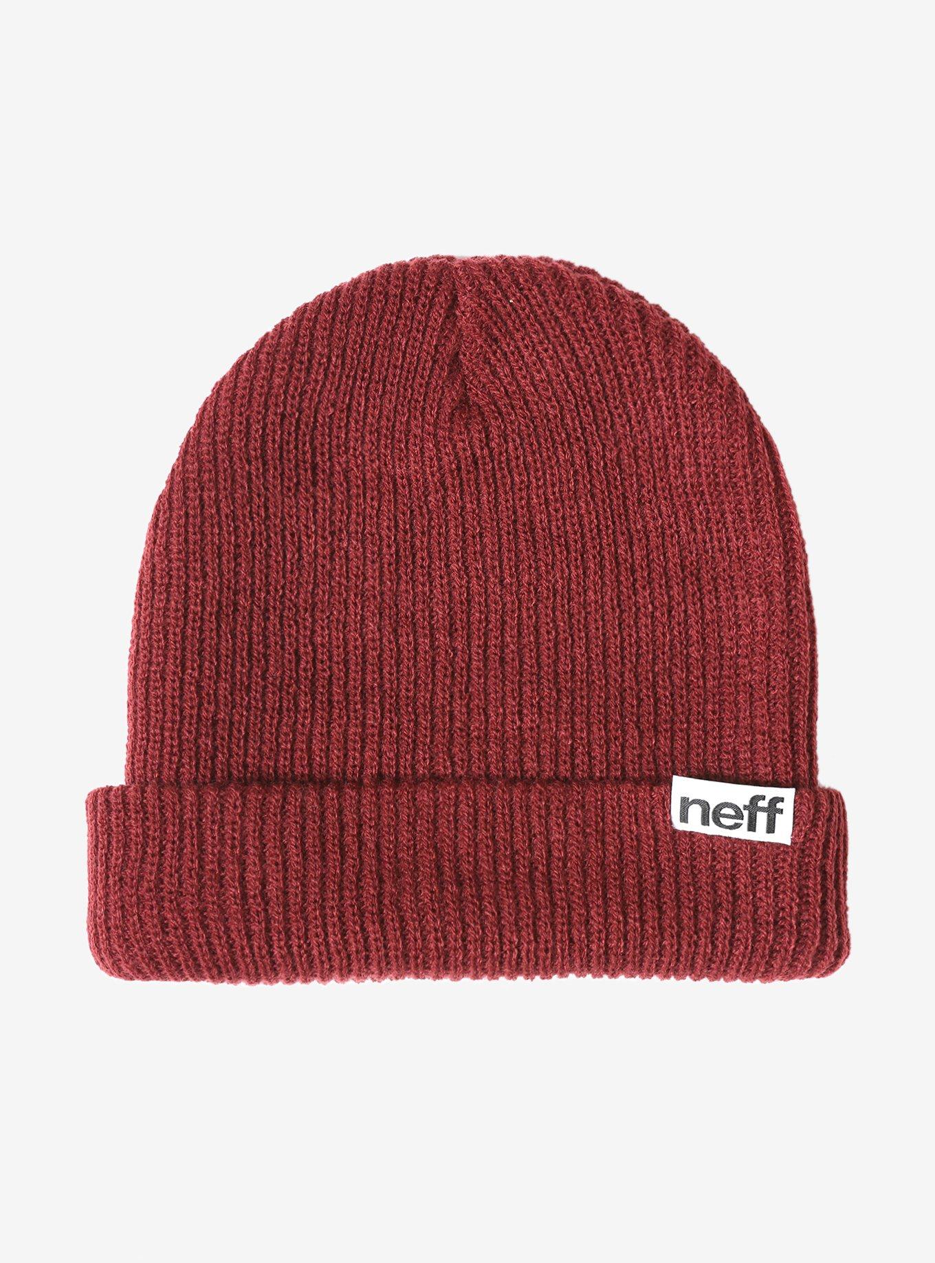 Neff Maroon Beanie, , alternate
