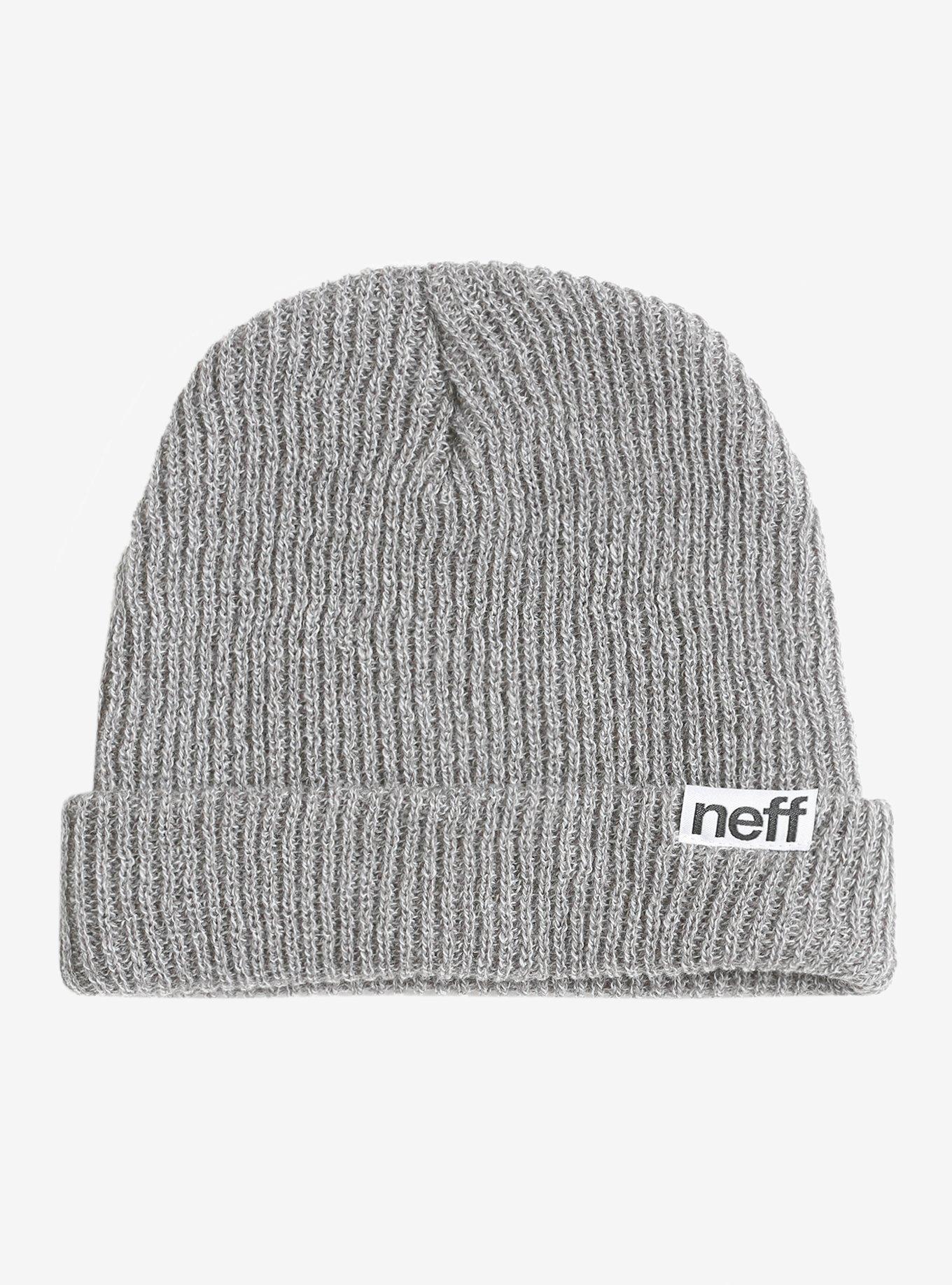 Neff Heathered Grey Beanie, , alternate