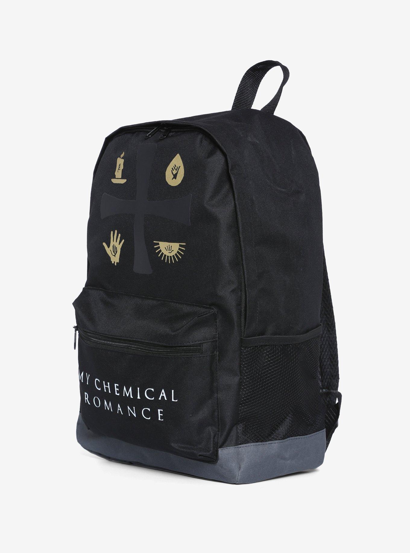 My Chemical Romance Icons & Logo Backpack, , alternate