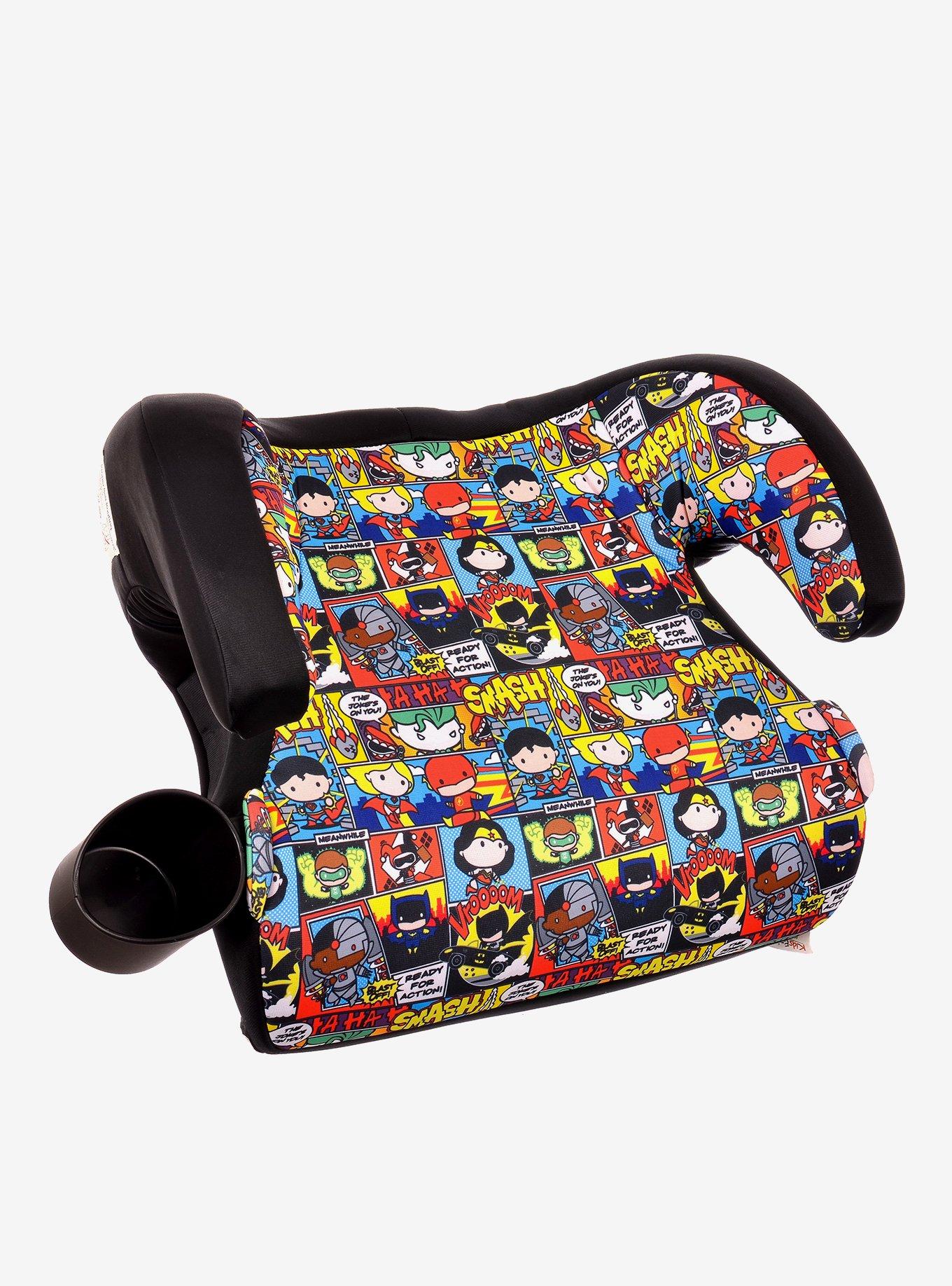 KidsEmbrace DC Comics Justice League Chibi Backless Booster Car Seat, , alternate