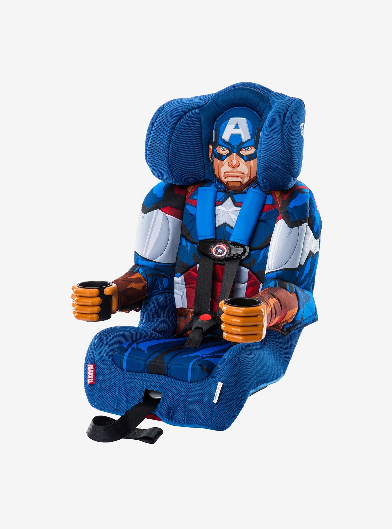 KidsEmbrace Marvel Avengers Captain America Combination Harness Booster Car Seat, , alternate
