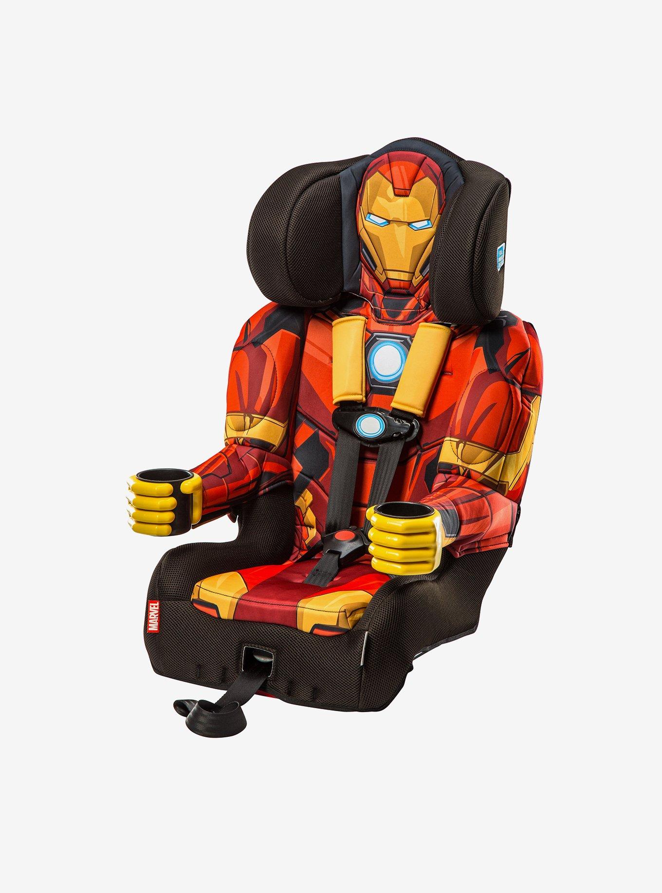 KidsEmbrace Marvel Avengers Iron Man Combination Harness Booster Car Seat, , alternate