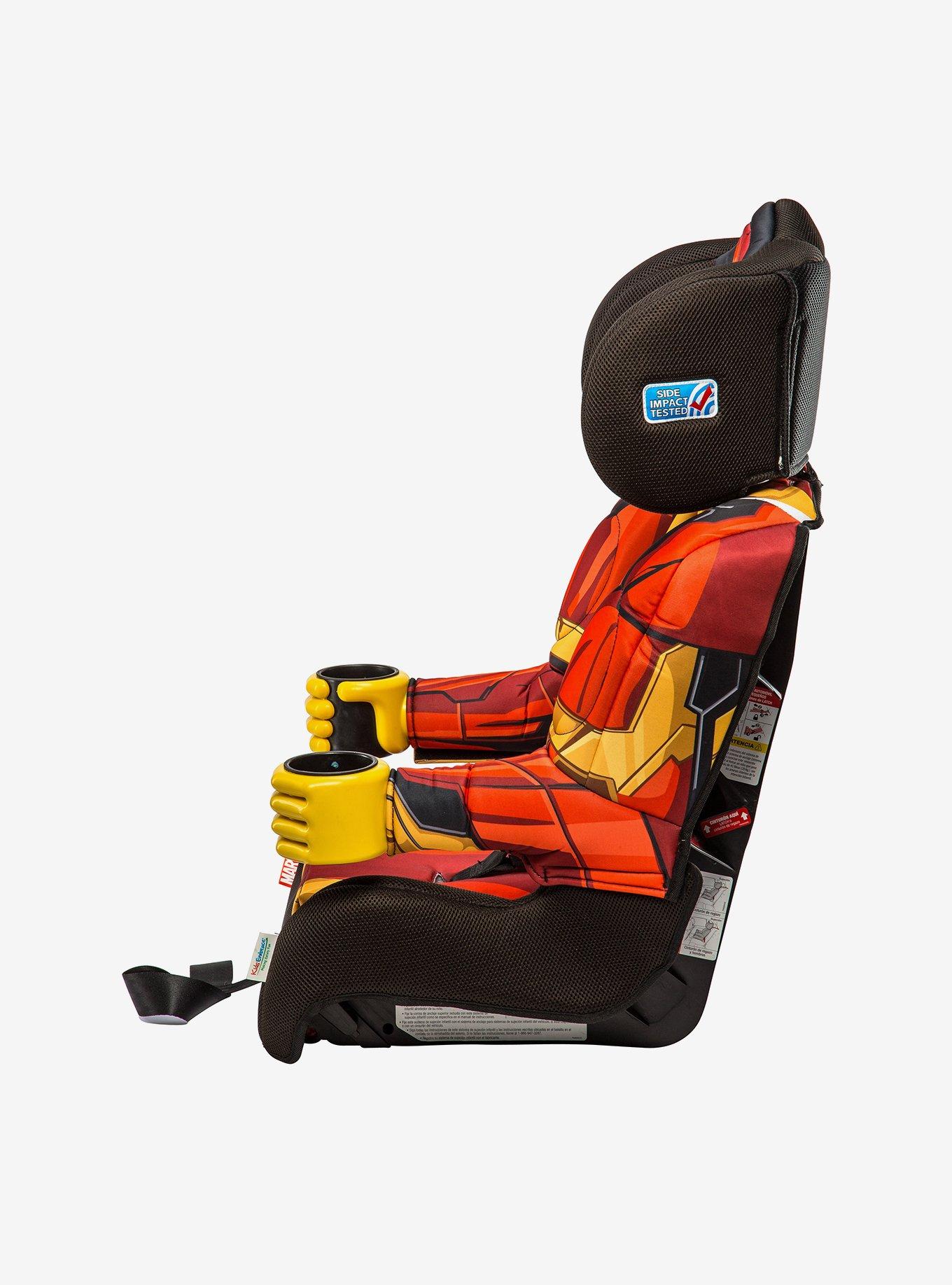 KidsEmbrace Marvel Avengers Iron Man Combination Harness Booster Car Seat, , alternate