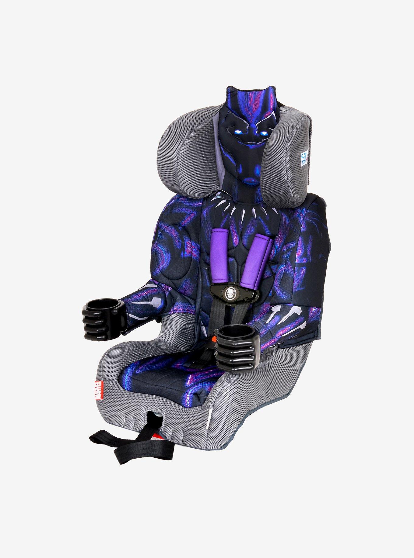 KidsEmbrace Marvel Black Panther Combination Harness Booster Car Seat, , alternate