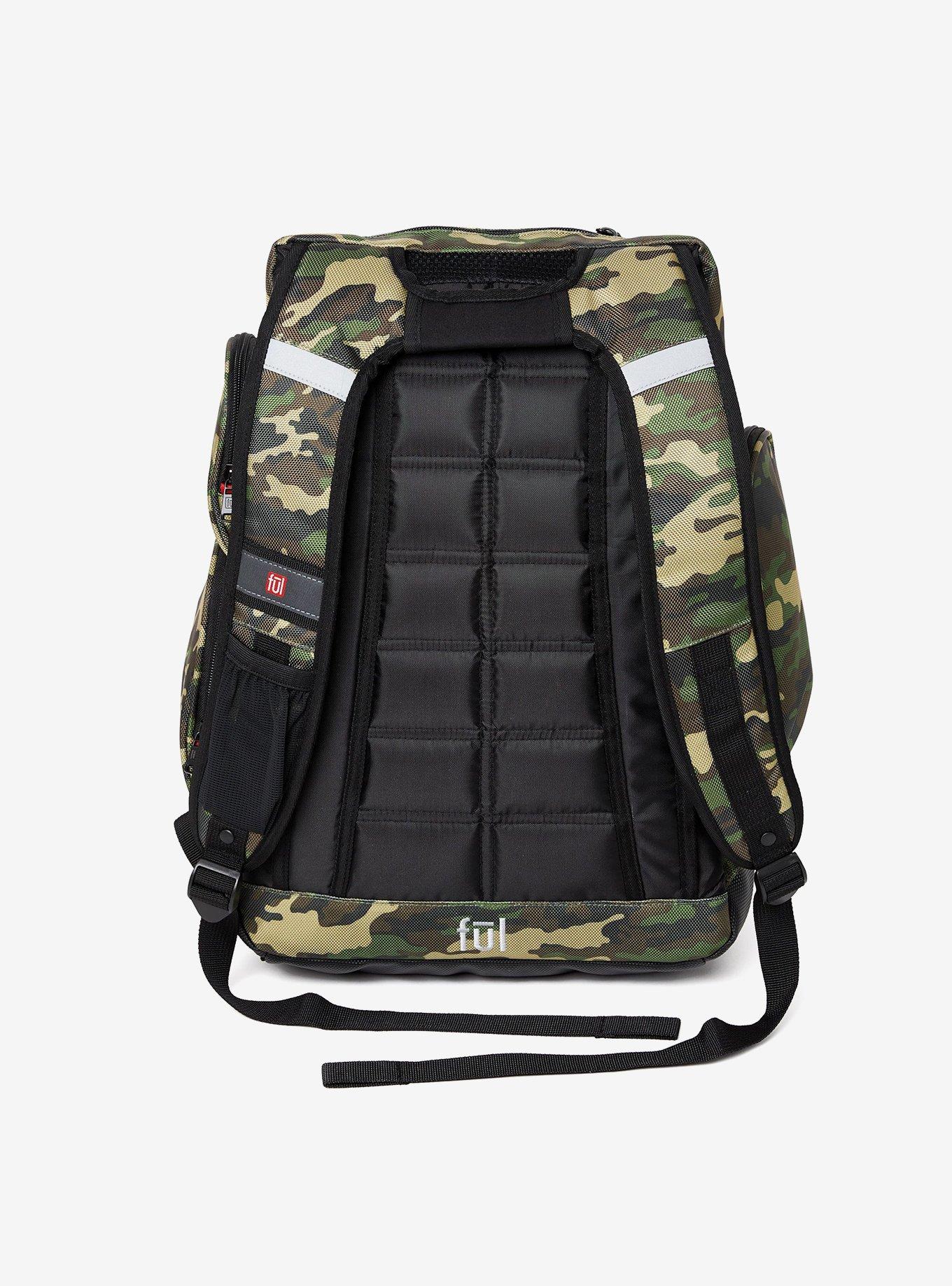 FUL Refugee Camo Laptop Backpack, , alternate