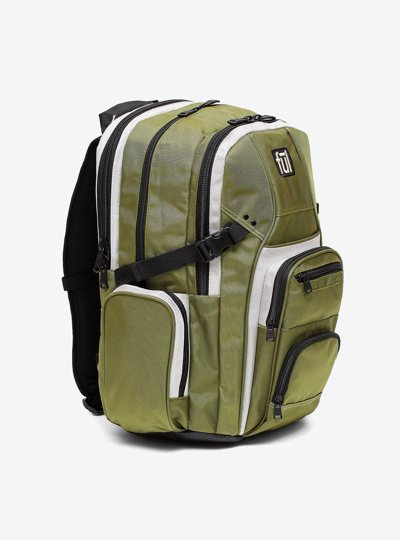 FUL Tennman Olive Laptop Backpack, , alternate