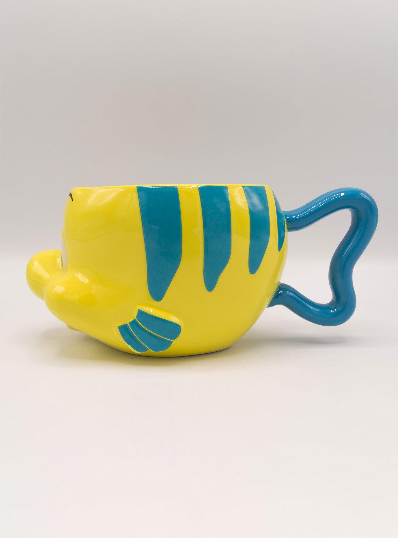 Disney The Little Mermaid Flounder Figural Mug, , alternate