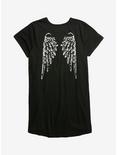 Supernatural Winchester Bros. T-Shirt Dress Plus Size, BLACK, alternate