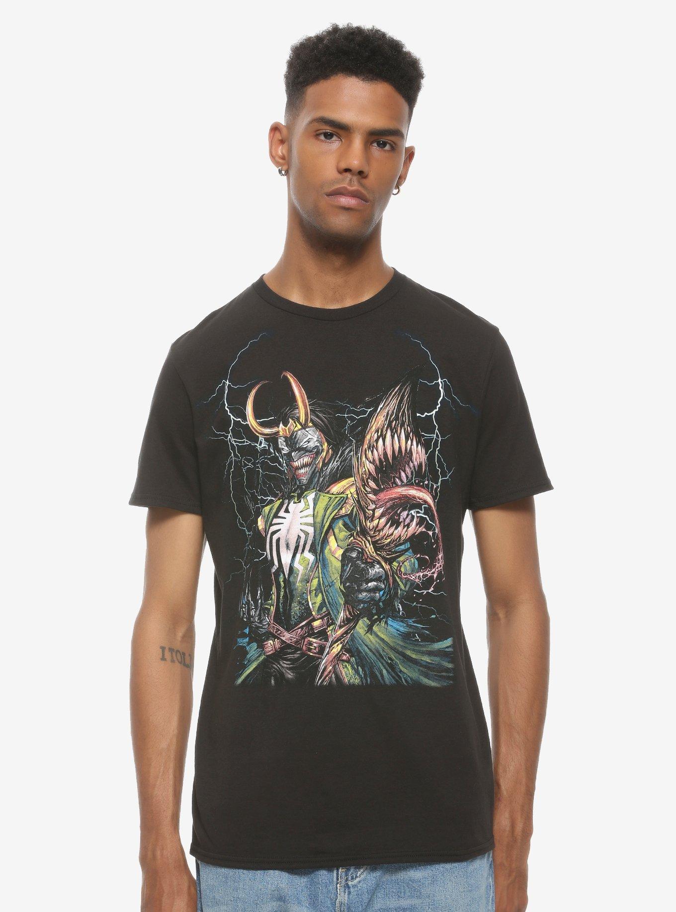 Marvel Maximum Venom Venomized Loki T-Shirt, BLACK, alternate