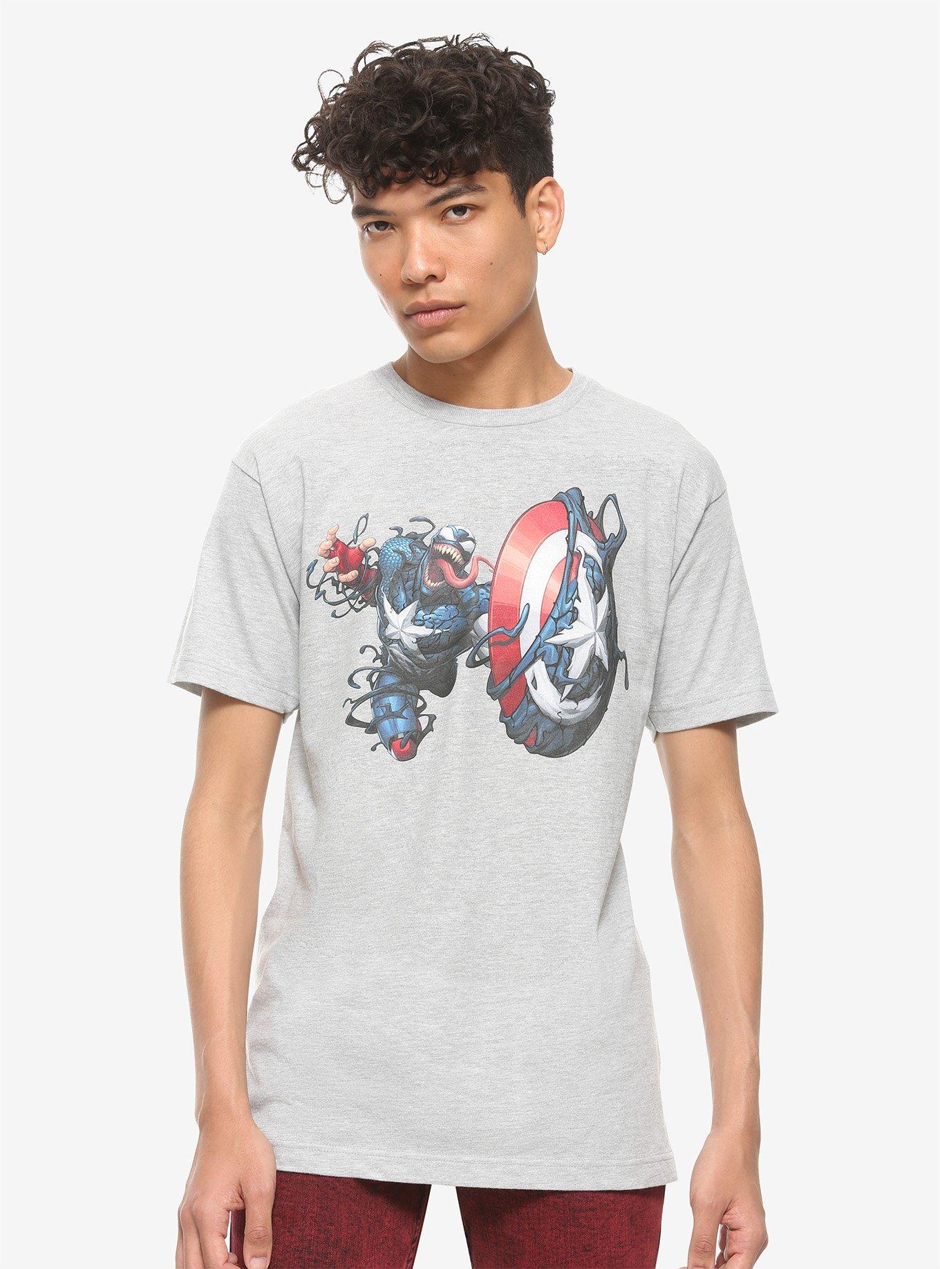 Marvel Venom Captain America T-Shirt, , hi-res