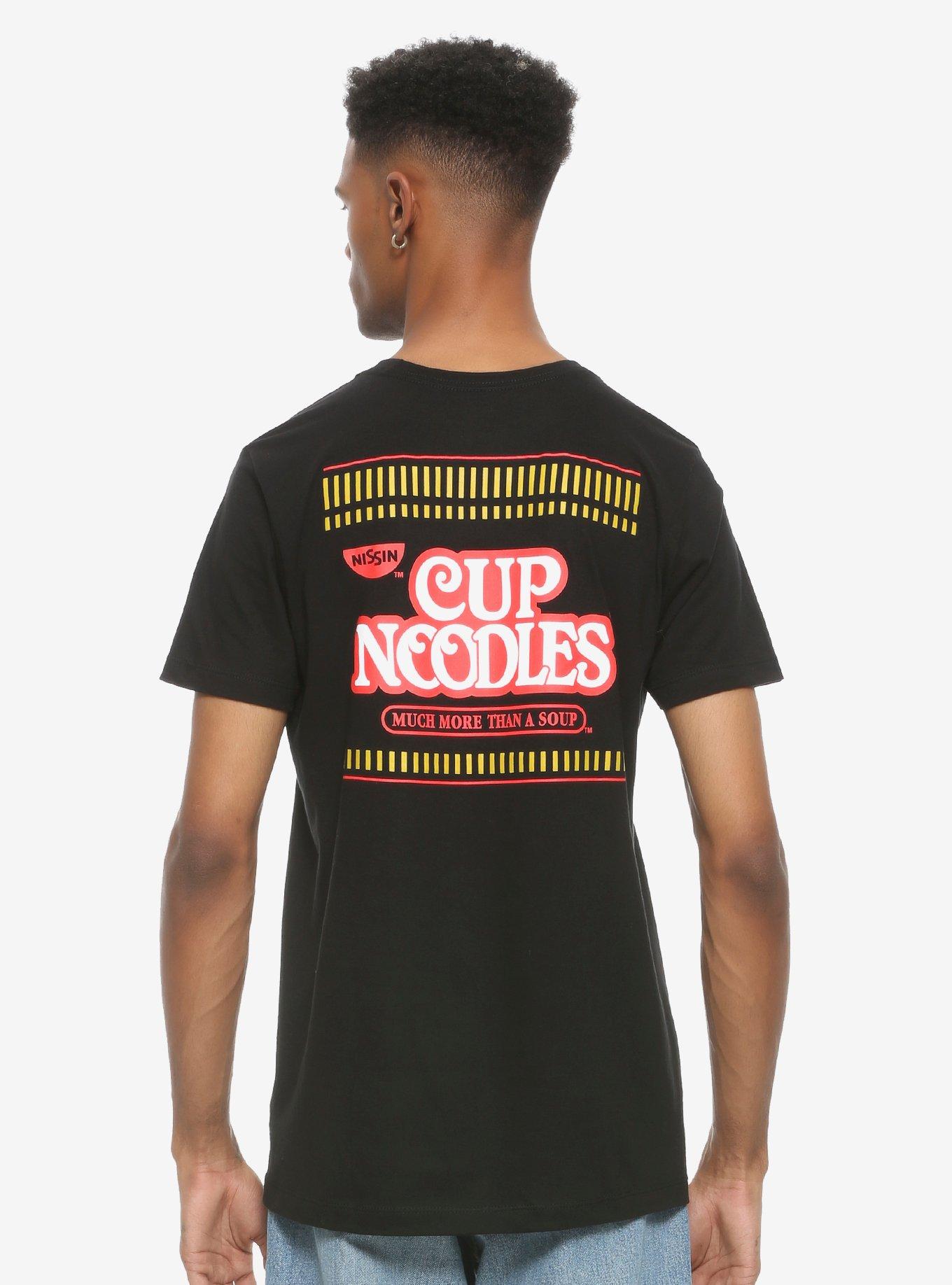 Nissin Cup Noodles Logo T-Shirt, BLACK, alternate