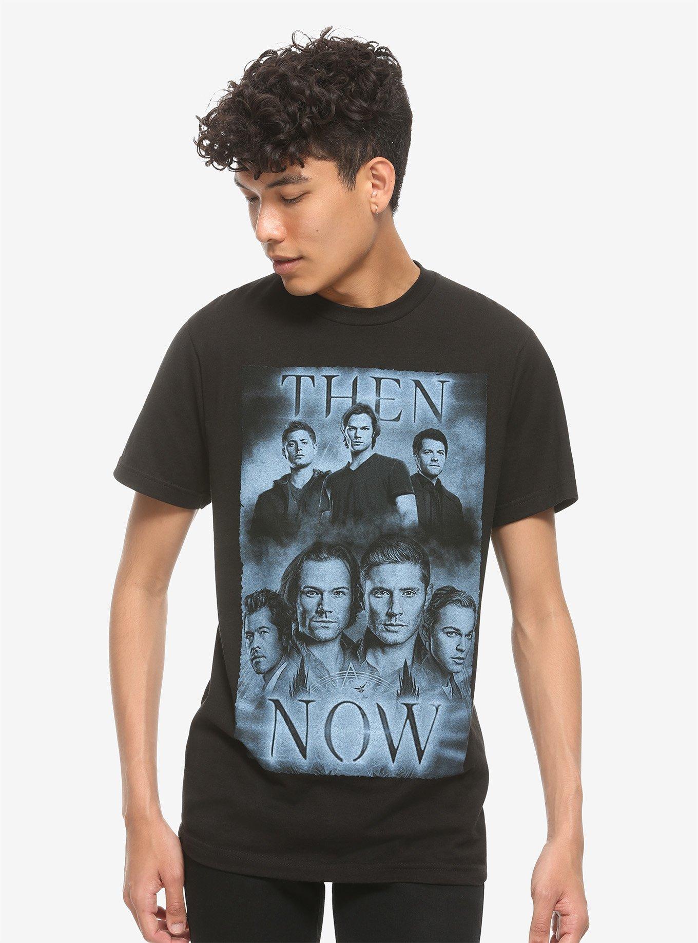 Supernatural Then & Now T-Shirt, BLACK, alternate