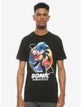 Sonic The Hedgehog Poster T-Shirt, BLACK, alternate