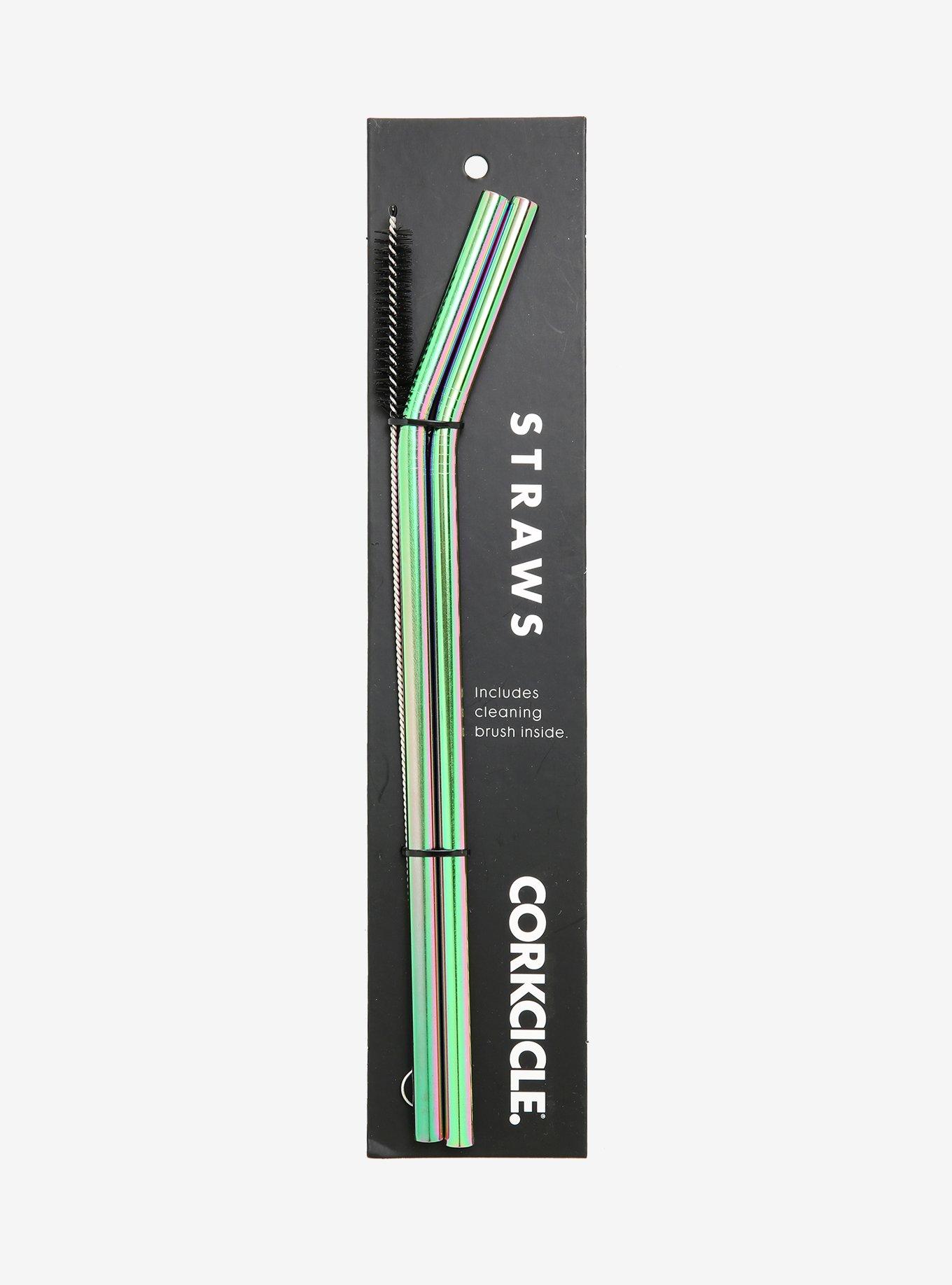 Corkcicle Reusable Metal Straw Set, , alternate
