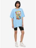 Marvel X-Men Cartoon Girls Oversized T-Shirt, MULTI, alternate