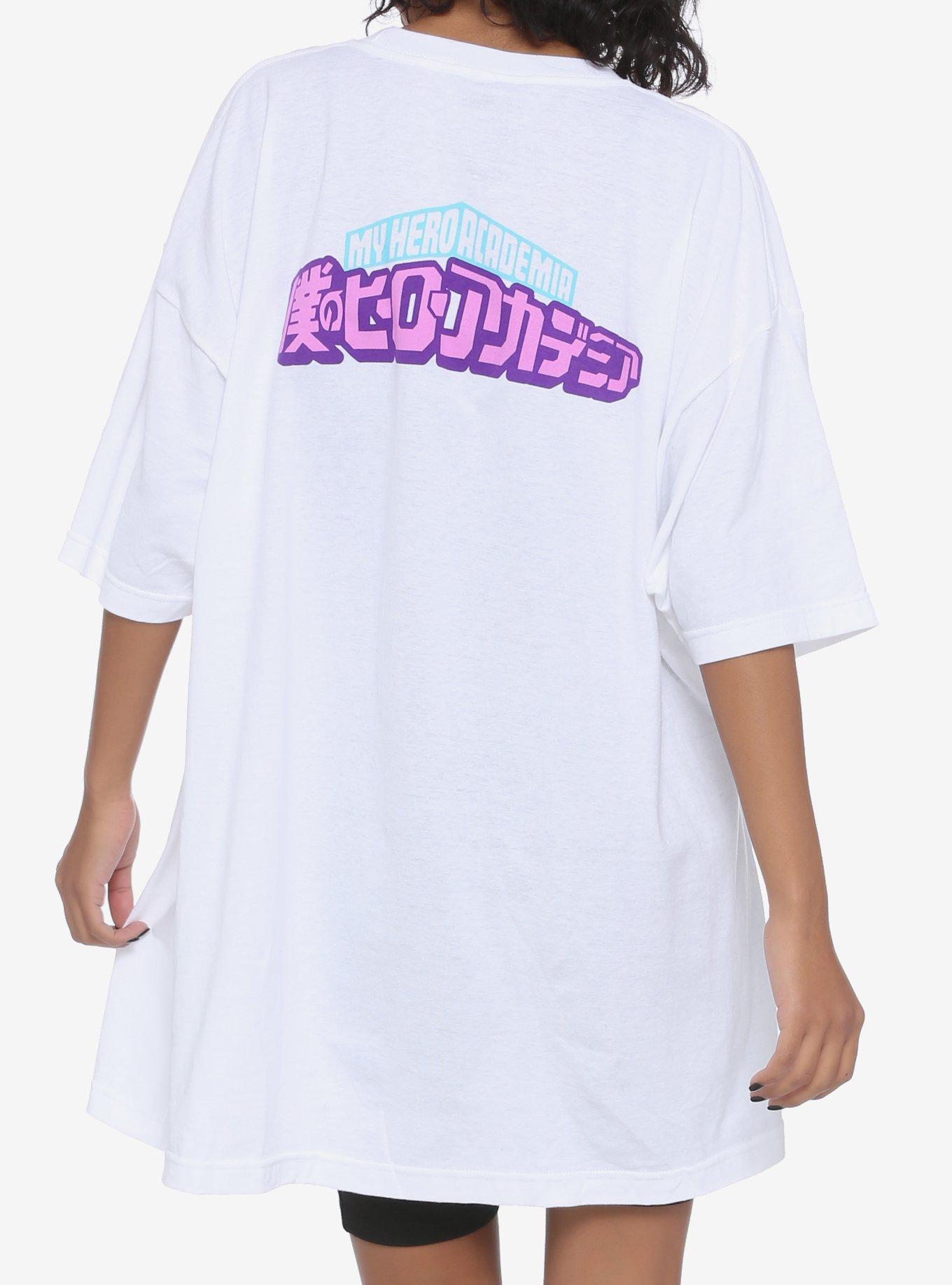 My Hero Academia Pastel Group Oversized Girls T-Shirt, MULTI, alternate