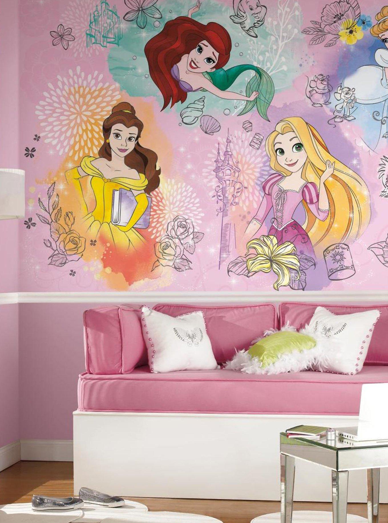 Disney Princesses Peel and Stick Mural, , hi-res