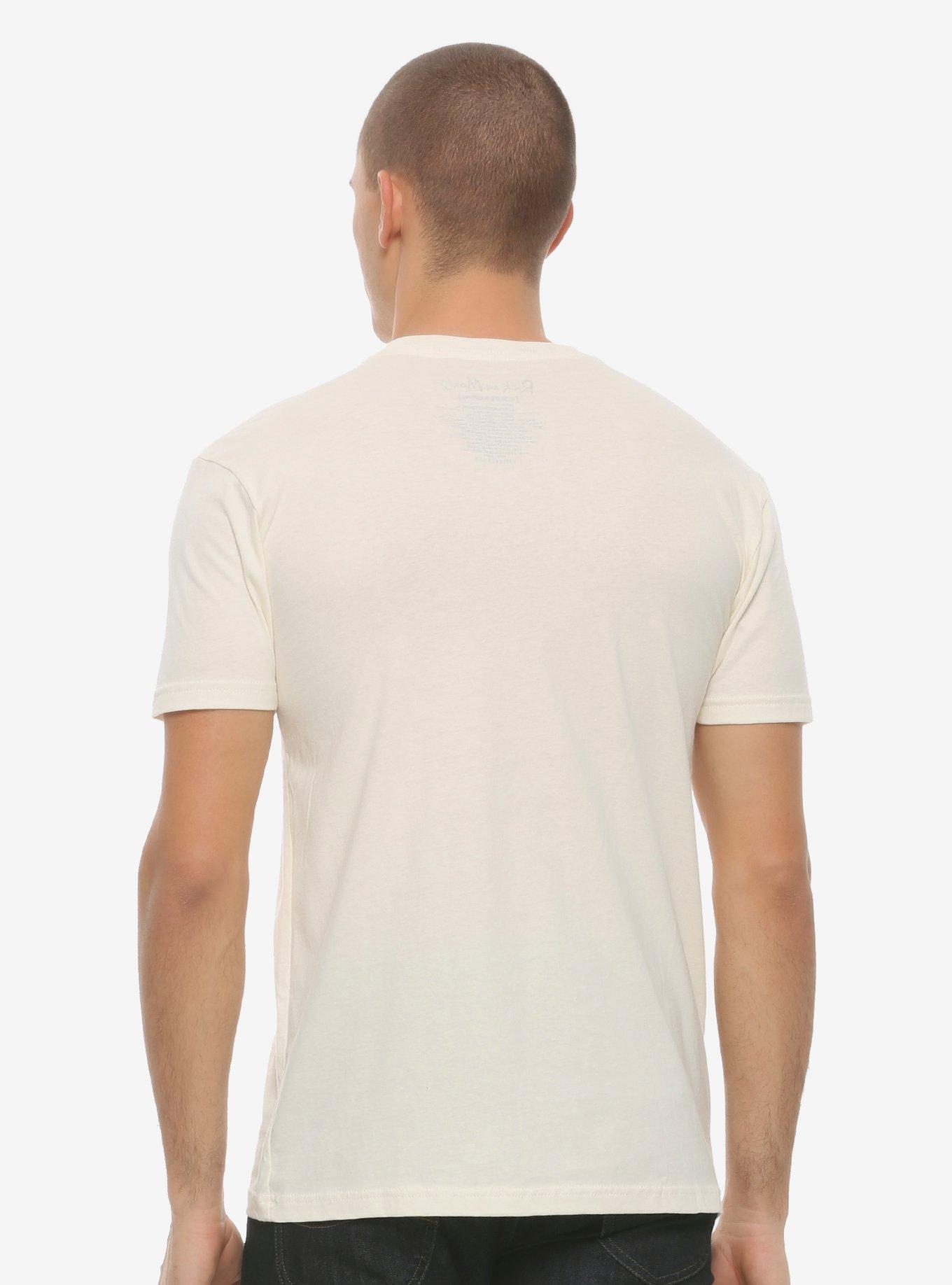 Rick and Morty Stand by Your Morty Sketch T-Shirt - BoxLunch Exclusive, RED, alternate