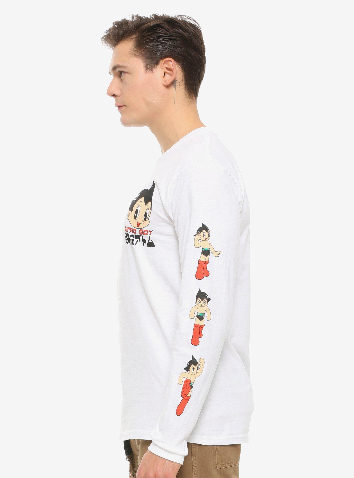 Astro Boy Poses Long Sleeve T-Shirt - BoxLunch Exclusive, BLACK, alternate